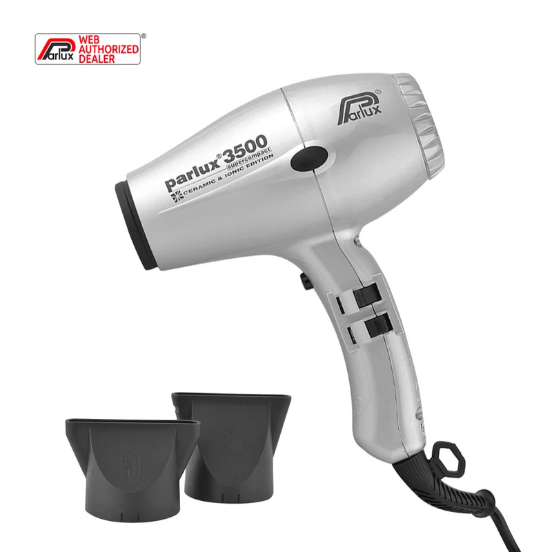 Parlux 3500 Supercompact Ceramic & Ionic Editon Argent - sèche-cheveux