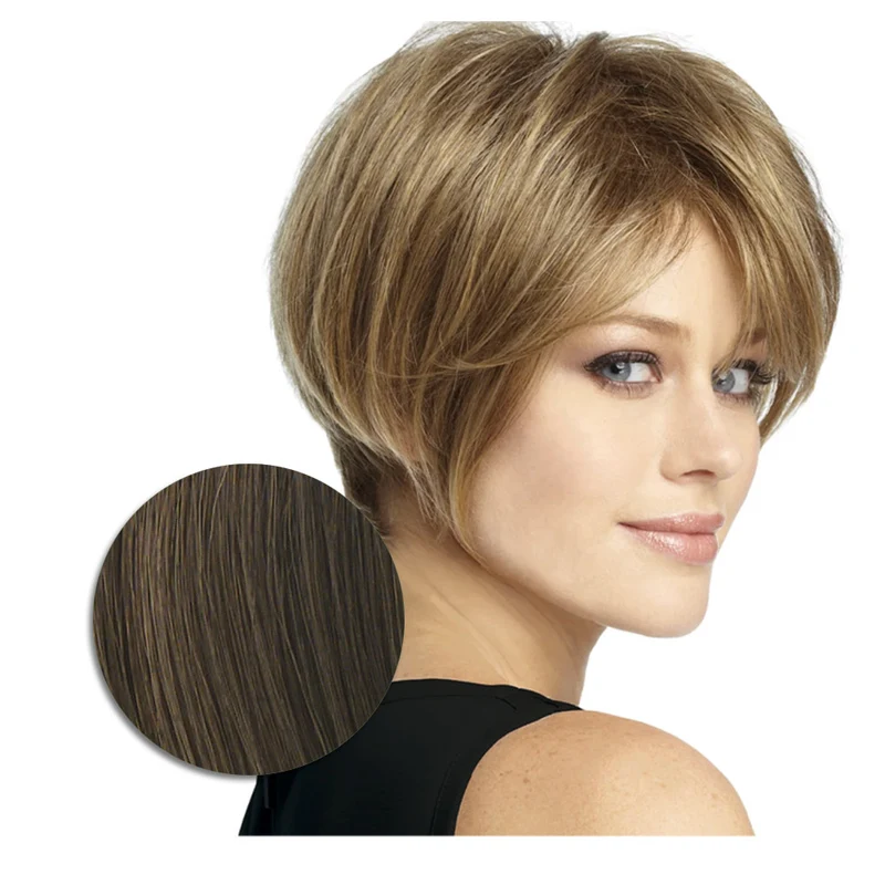 Hairdo Milano Perruque Marron Clair - perruque coupe courte