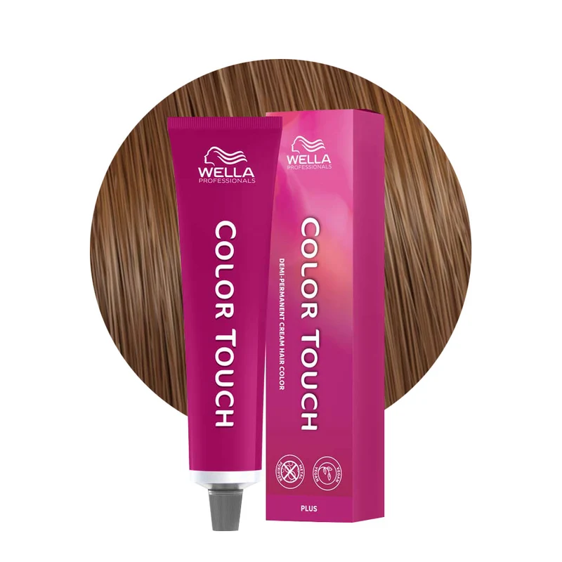 Wella Color Touch Plus 77/03 Blond Moyen Intense Naturel Doré 60ml - coloration demi-permanente