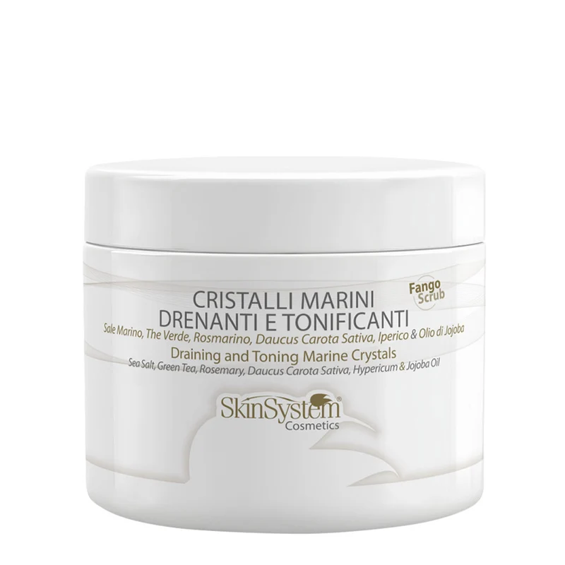 SkinSystem Draining and Toning Marine Crystals 500ml - gel gommage drainant