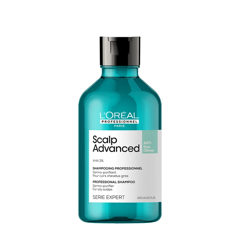 L'Oreal Professionnel Paris Scalp Advanced Anti-Oiliness Shampoo 300ml - shampooing séborégulateur