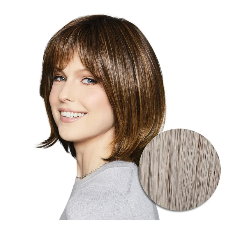 Hairdo Bouncy Bob Perruque Gris Clair - perruque coupe courte