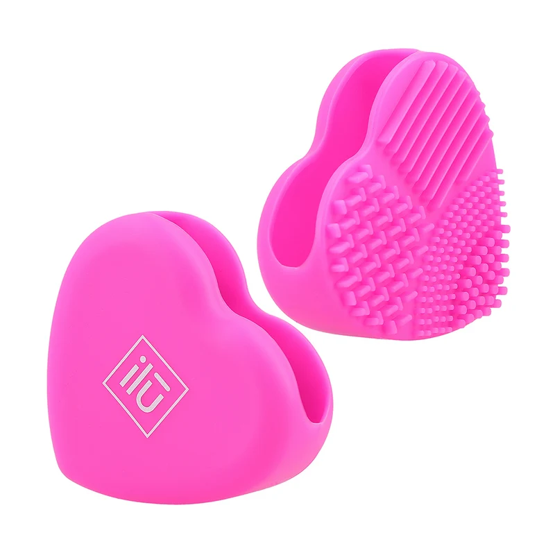 Ilū Make Up Brush Cleaner Hot Pink - tapis de nettoyage des pinceaux