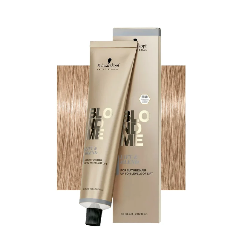 Schwarzkopf BlondMe Color Lift&Blend Ash 60ml - crème éclaircissante
