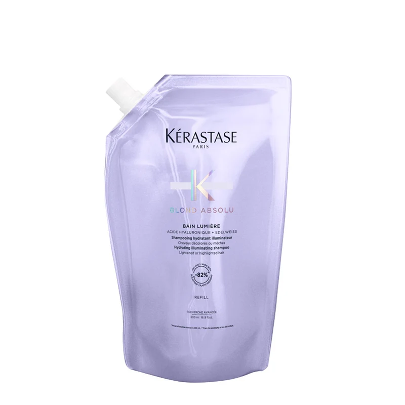 Kerastase Blond Absolu Bain Lumiere Refill 500ml - éco-recharge shampooing cheveux blonds