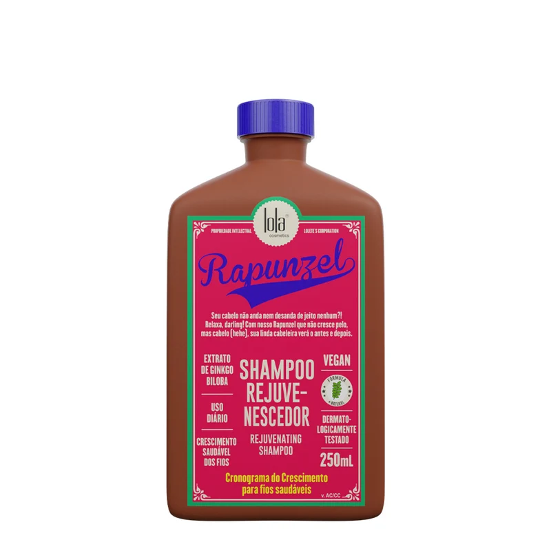 Lola From Rio Rapunzel Shampoo Rejuvenescedor 250ml - shampooing anti-chute