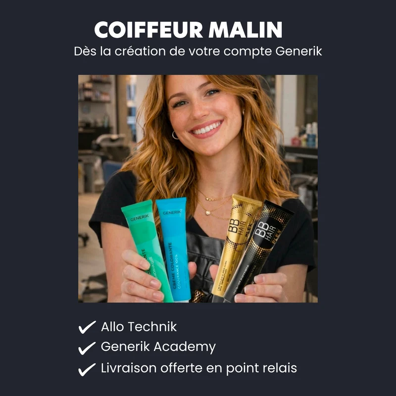 Badge coiffeur malin OFFERT