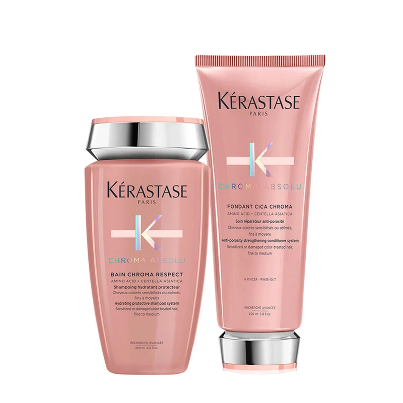 Kerastase Chroma Absolu Bain Chroma Respect Shampoo250ml Fondant CicaChroma200ml
