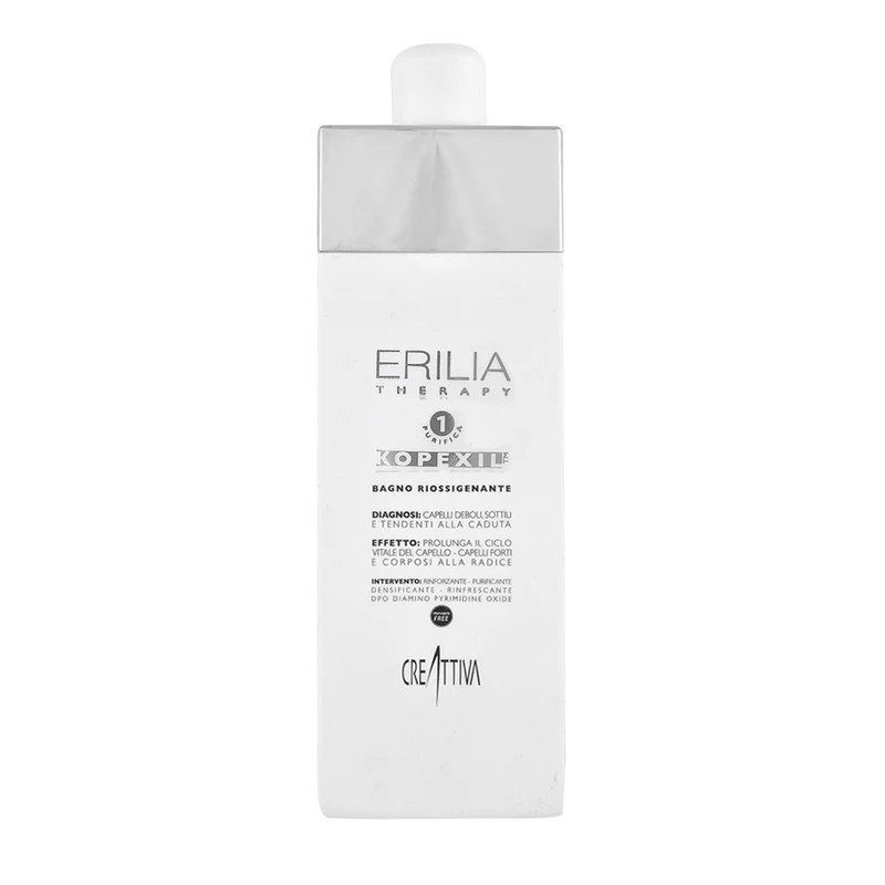 Creattiva Erilia Kopexil Bagno Riossigenante 750ml - shampoing cheveux fragiles et fins
