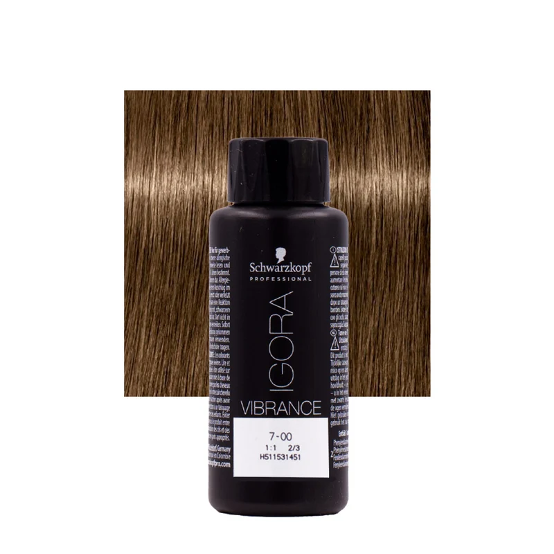 Schwarzkopf Igora Vibrance 7-00 Blond Moyen Naturel Extra 60ml - coloration ton sur ton