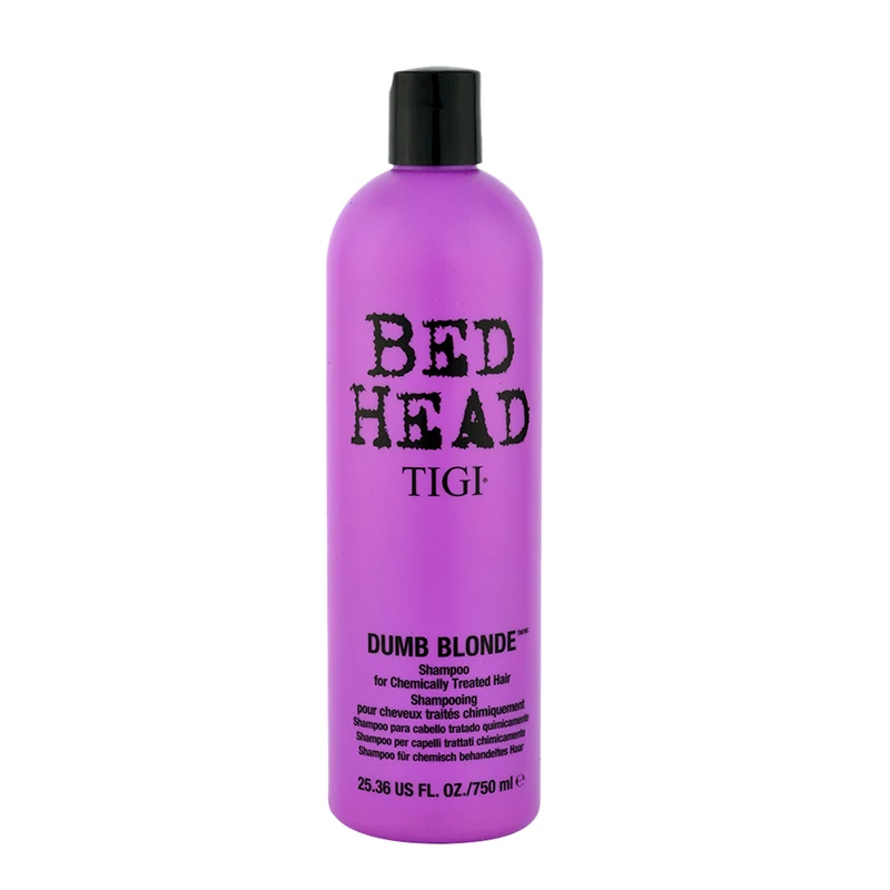 Tigi Bed Head Dumb Blonde Shampoo 750ml - shampooing cheveux traités blondes