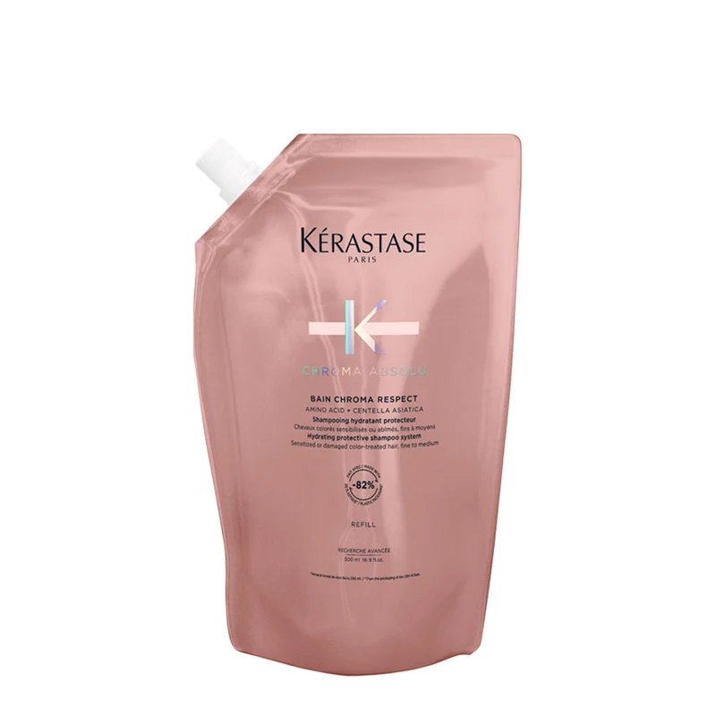 Kerastase Chroma Absolu Bain Chroma Respect Refill 500ml - éco-recharge shampoing cheveux colorés
