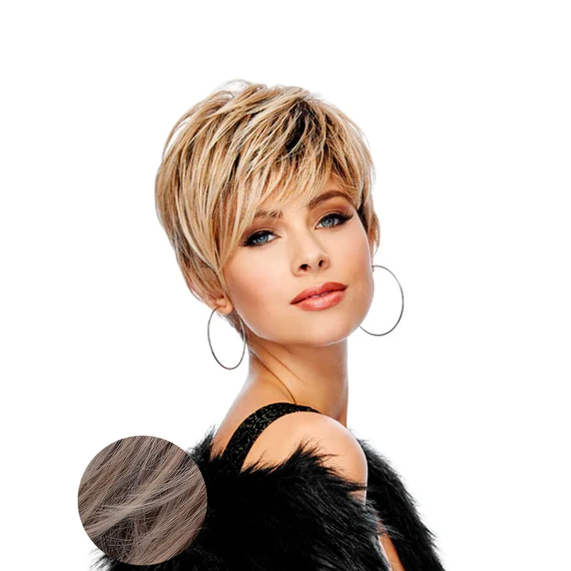Hairdo Sweet Pixie RL19/23SS blonde cendrée claire avec racine brune