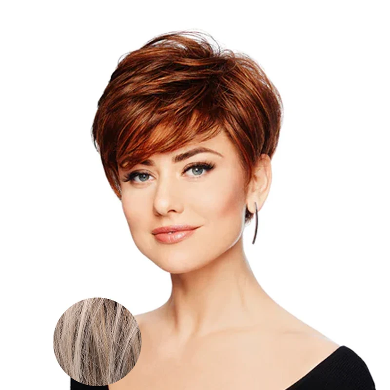 Hairdo Perfect Pixie Blond clair cendré avec racine brune RL19/23SS