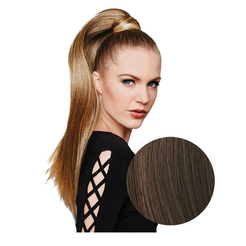 Hairdo Queue de cheval Lisse R10 Marron Clair 64cm