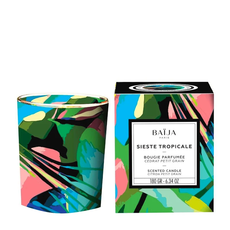 Baija Paris Bougie parfumée Cèdre et Petitgrain 180gr
