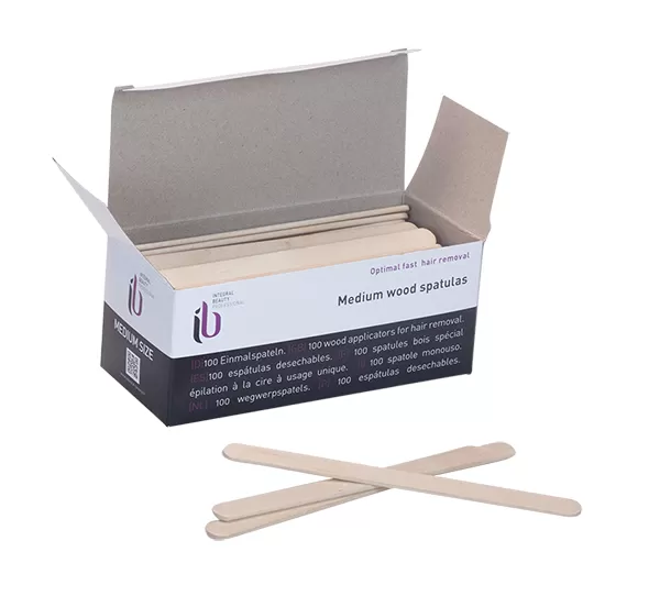 Spatules Cire - Moyennes, 114 x 10 mm, Lot de 100