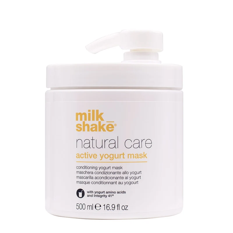 Z.one Concept Milk Shake Natural Care Active Yogurt Mask 500ml - masque nourrissant cheveux naturels ou colorés