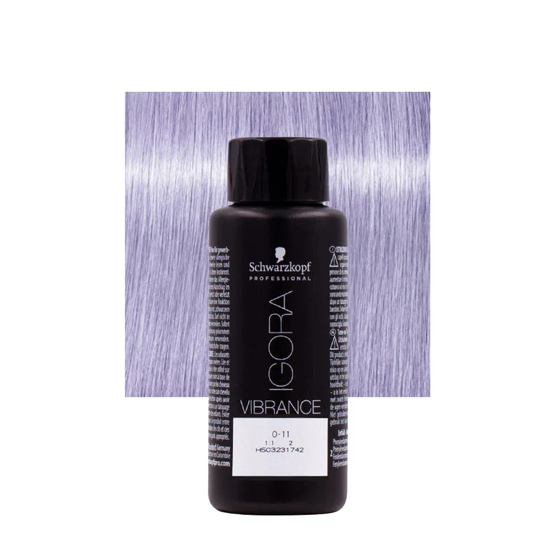 Schwarzkopf Igora Vibrance 0-11 Booster Cendrè 60ml - Coloration Ton sur Ton