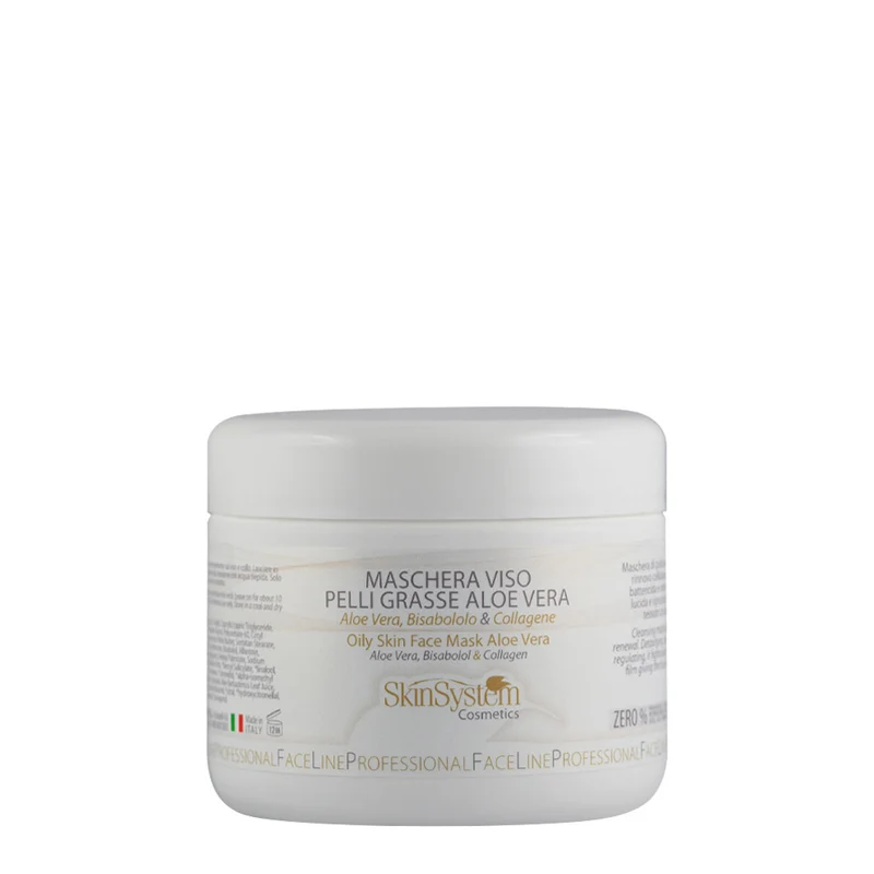 SkinSystem Oily Skin Face Mask Aloe Vera 250ml - masque visage peau grasse
