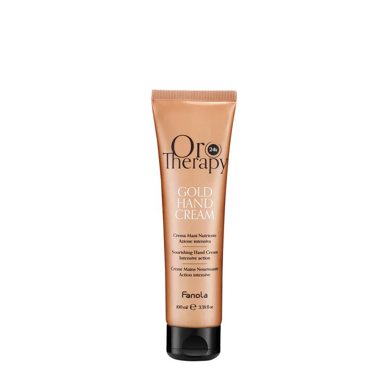 Fanola Oro Therapy Oro Puro Gold Hand Cream 100ml - crème pour les mains nourrissante