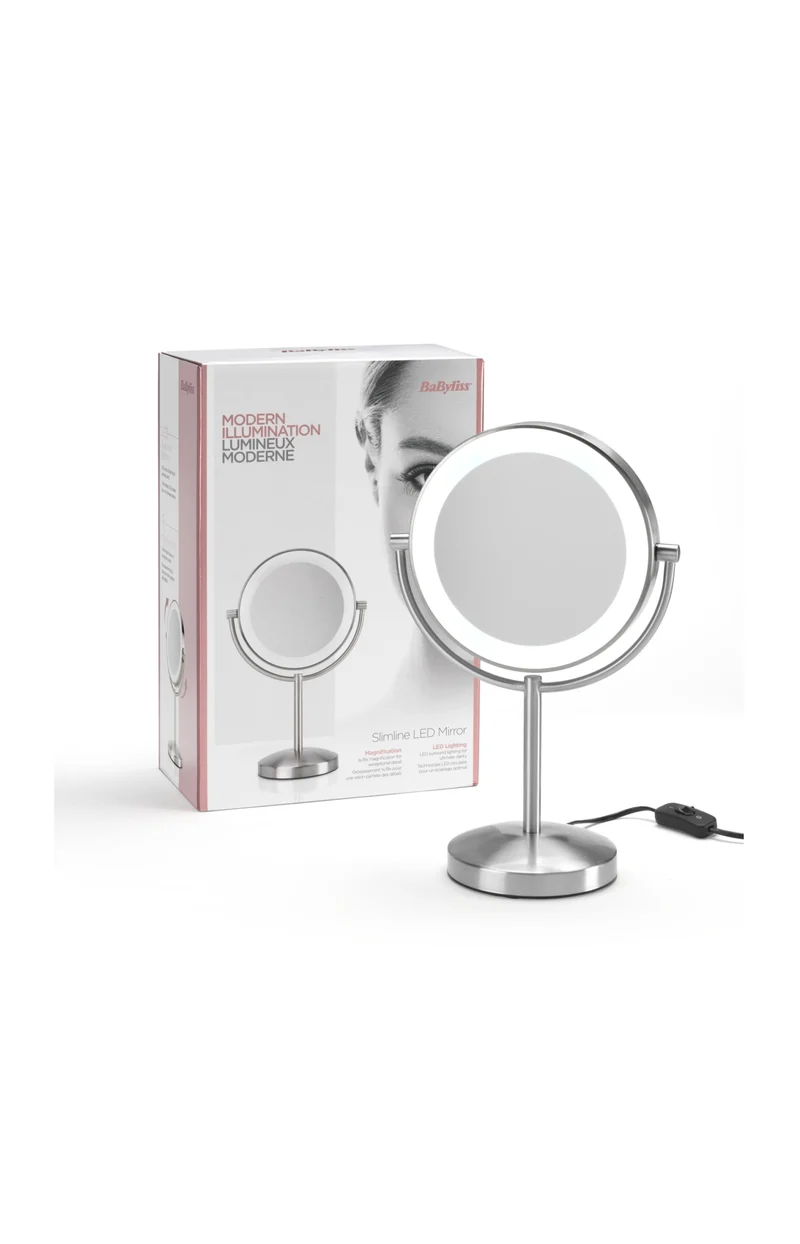 Miroir LED Slimline sur pied