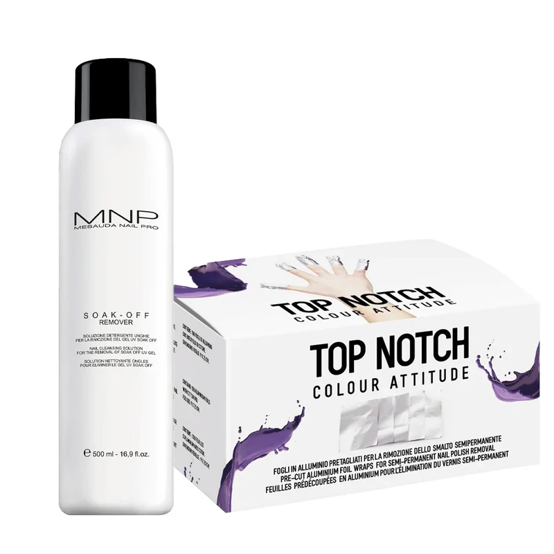 My Nail Pro Soak-Off Remover 500ml Feuilles Dissolvants 100 pcs