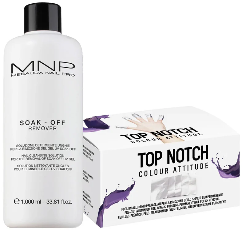 My Nail Pro MNP Soak-Off Remover 250ml Feuilles Dissolvants 100 pcs