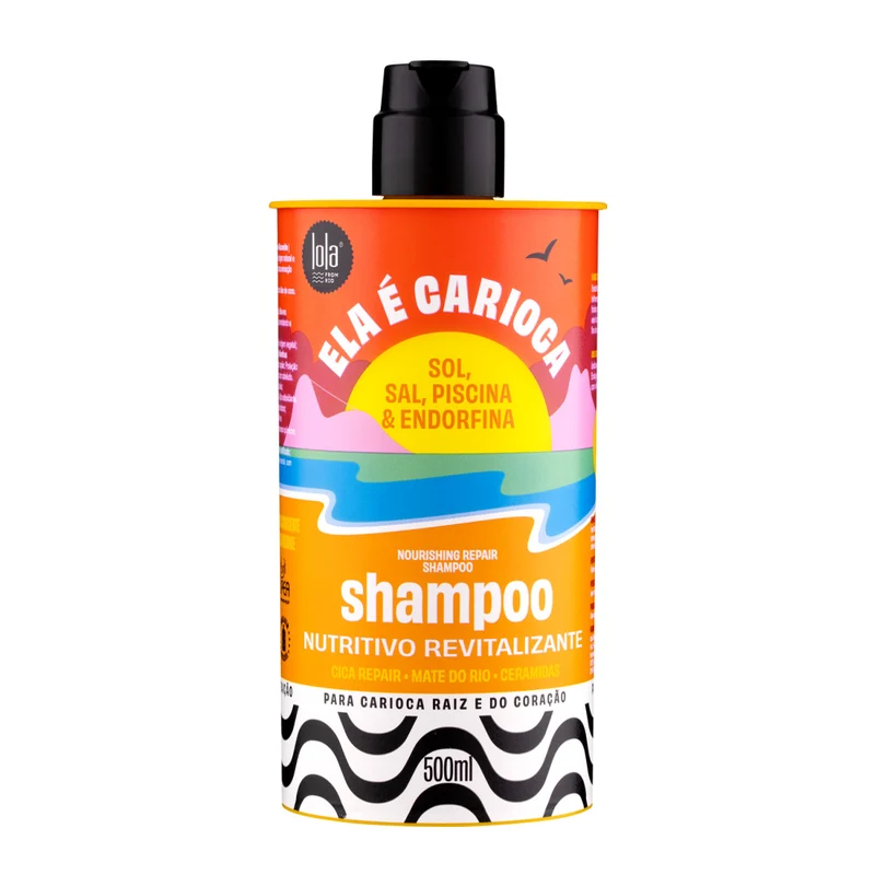 Lola From Rio Ela É Carioca Shampoo Nutritivo Revitalizante 500ml - shampooing nourrissant revitalisant