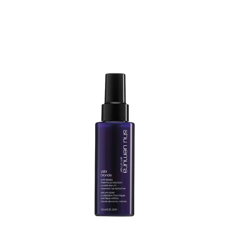 Shu Uemura Yubi Blonde Purple Blow Dry Serum 100ml - sérum de protection thermique