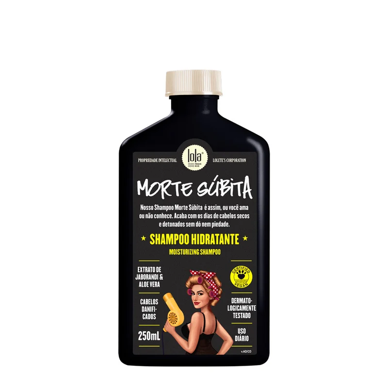 Lola From Rio Morte Súbita Shampoo Hidratante 250ml - shampoing cheveux abîmés