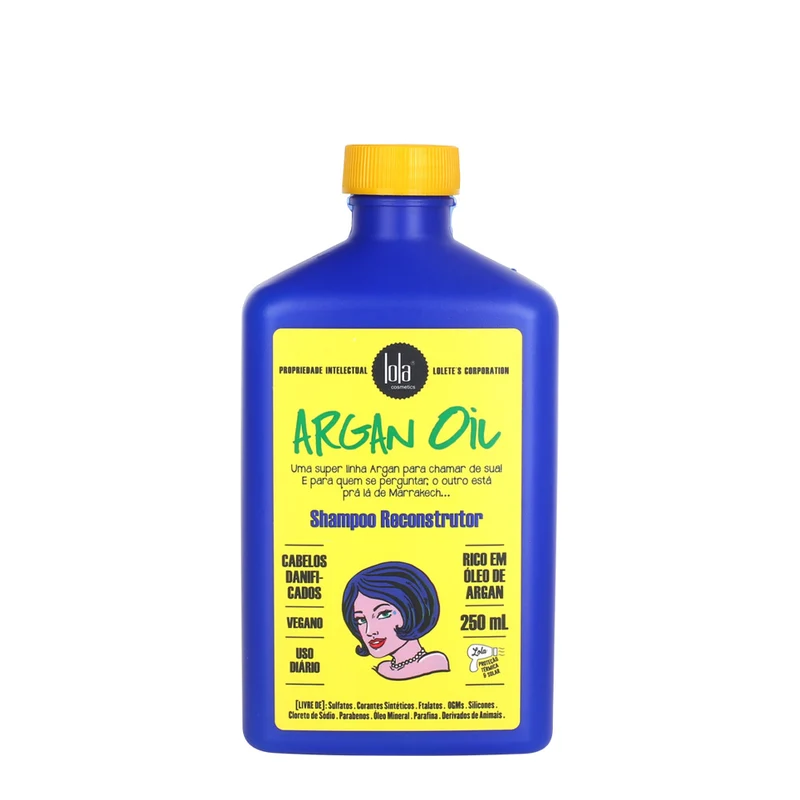 Lola From Rio Argan Oil Shampoo Reconstructor 250ml - shampooing restructurant cheveux abîmés