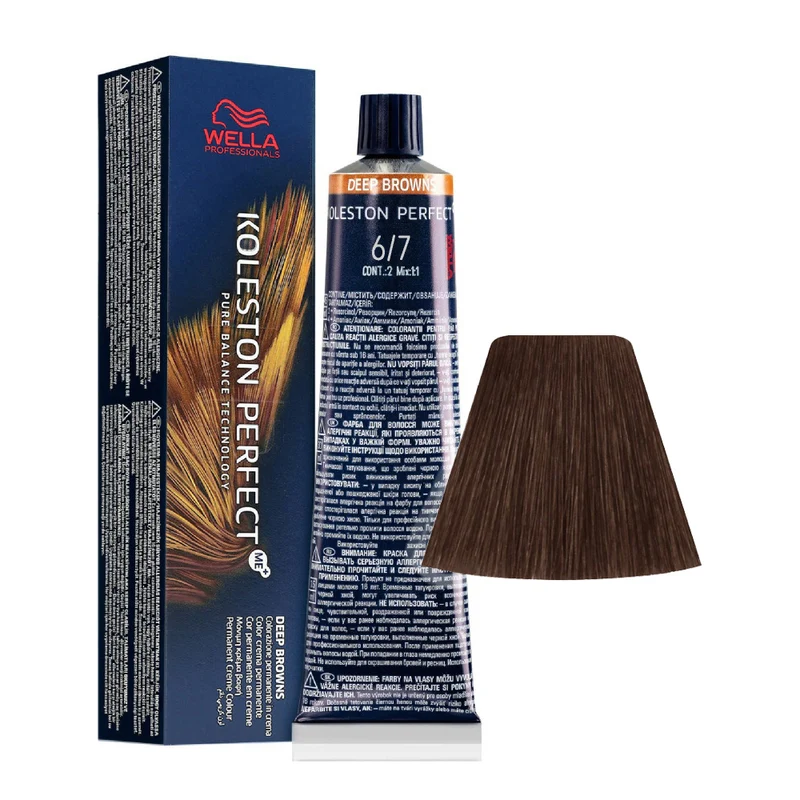 Wella Koleston Perfect Me+ Deep Browns 6/7 Blond Foncé Sable 60 ml - coloration permanente