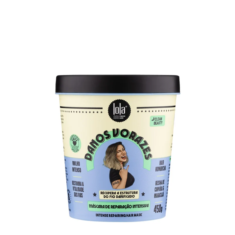 Lola From Rio Danos Vorazes Máscara De Reparação Intensiva 450gr - masque restructurant intensif