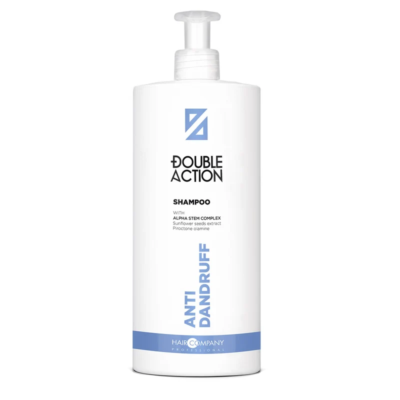 Hair Company Double Action Anti Dandruff Shampoo 1000ml - shampooing antipelliculaire