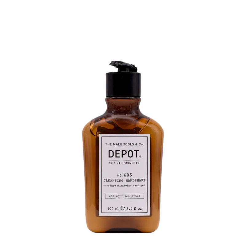 Depot Body Solutions No. 605 Safe Handshake No-Rinse Purifying Hand Gel 100ml - gel désinfectant pour les mains