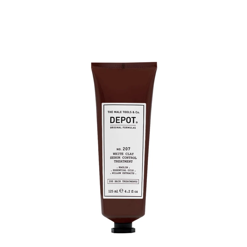 Depot Hair Treatments No.207 White Clay Sebum Control Treatment 125ml-soin à l'argile blanche cuir chevelu et cheveux
