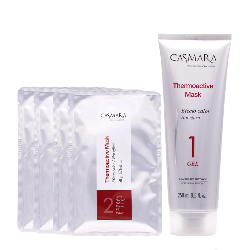 Casmara Algae Peel-Off Body Mask Thermoactive Treatment 4X250ml - soin corporel réducteur effet chaleur