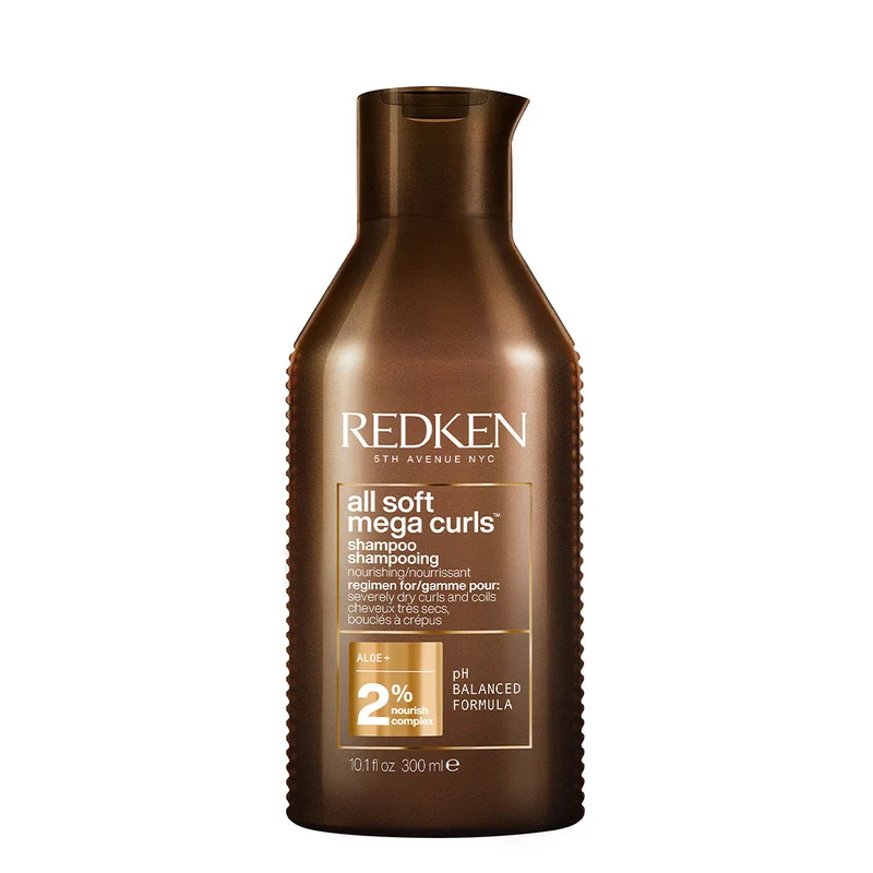 Redken All Soft Mega Curls Shampoo 300ml - shampooing pour cheveux bouclés et secs