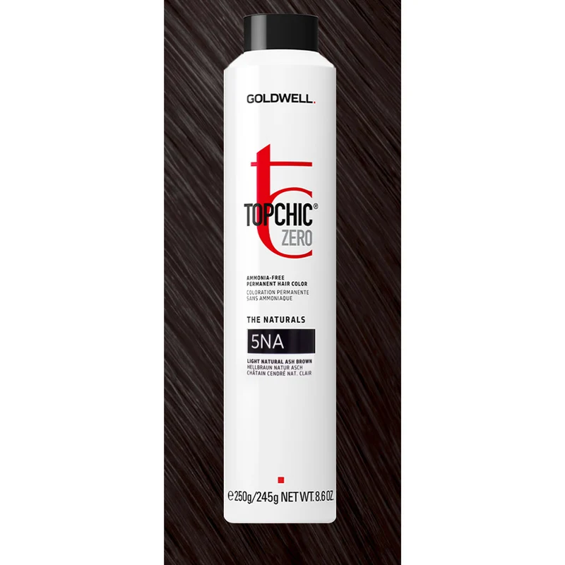 5NA Topchic Zero Light Natural Ash Brown Can - coloration permanente sans ammoniaque