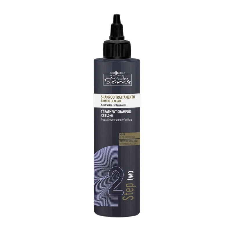 Hair Company Inimitable Blonde Treatment Shampoo Ice Blonde 250ml - shampooing traitement blond glacial