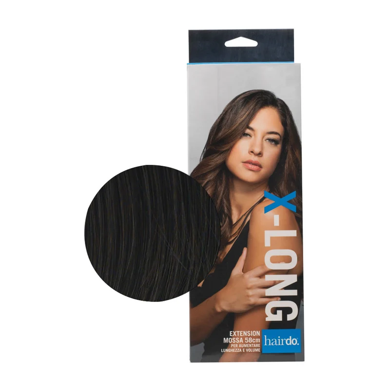 Hairdo Extension Ondulée Noir 58cm - extension ondulée