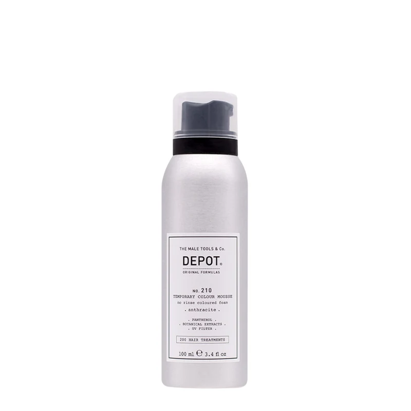 Depot Hair Treatments Temporary Colour Mousse Anthracite 100ml - mousse colorée sans rinçage