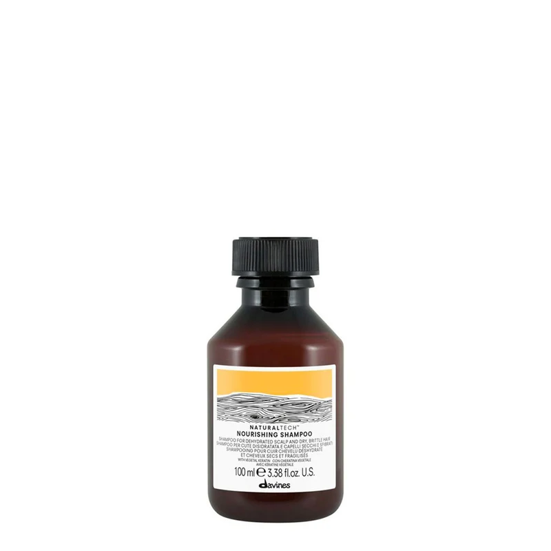 Davines Naturaltech Nourishing Shampoo 100ml - shampoing nourrissant pour cuir chevelu et cheveux secs