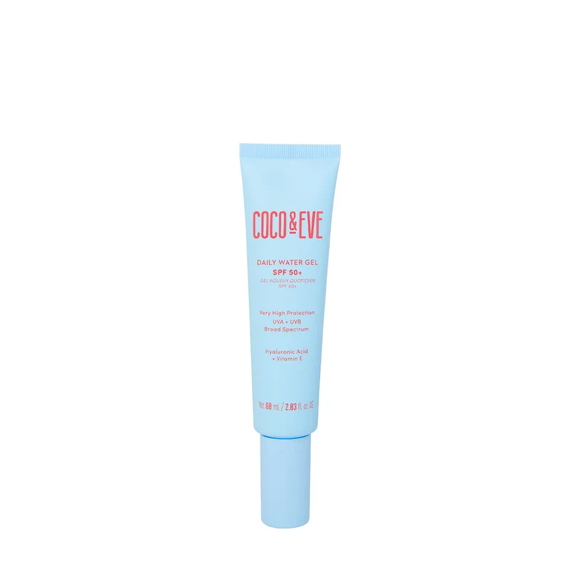 Coco & Eve Daily Watergel SPF50+ Sunscreen 60ml - protection solaire