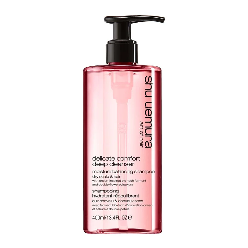 Shu Uemura Deep Cleansers Delicate Comfort Shampoo 400 ml - shampooing pour cheveux et peau sèche