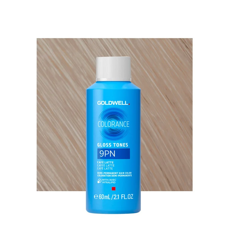 9PN Goldwell Colorance Gloss Tones Cool Blonde Cafè Latte 60ml - coloration demi-permanente