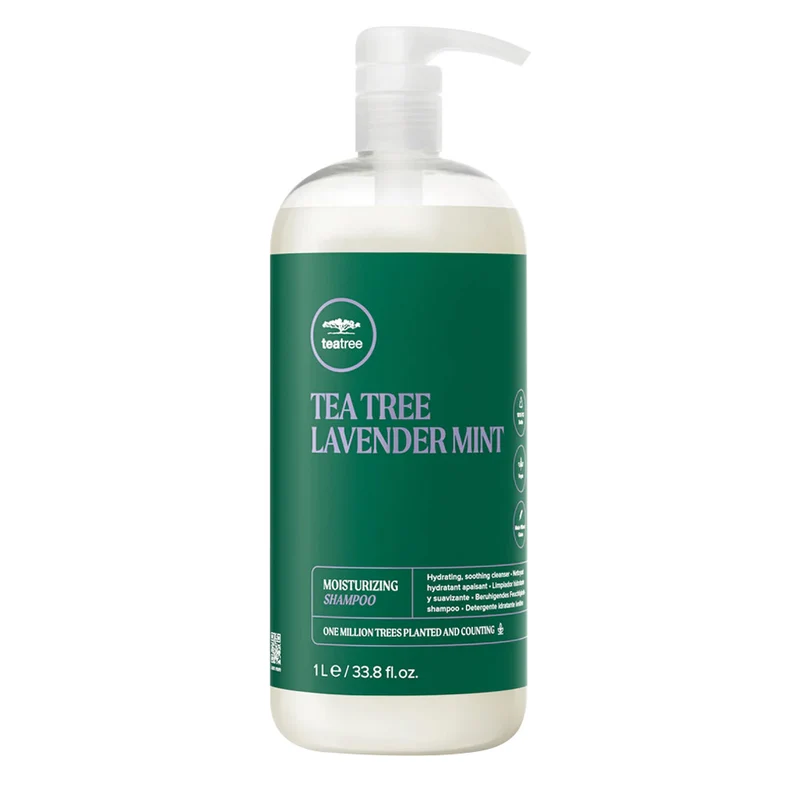 Paul Mitchell Tea Tree Lavender Mint Moisturizing Shampoo 1000ml - shampooing hydratant apaisant