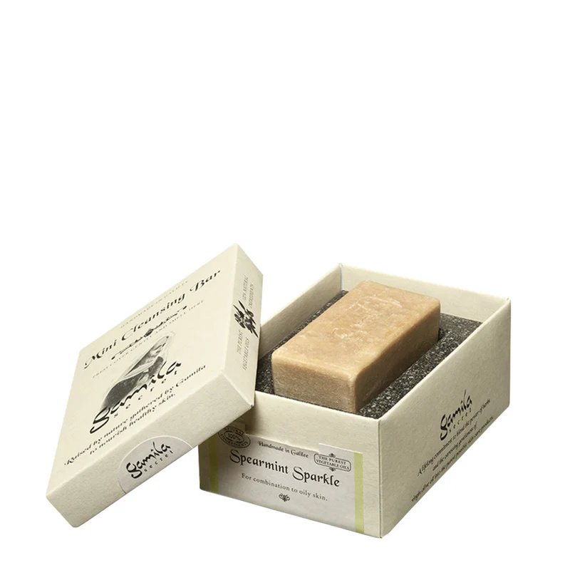Gamila Secret Spearmint Soap 30gr - savon pour le visage peaux mixtes et grasses