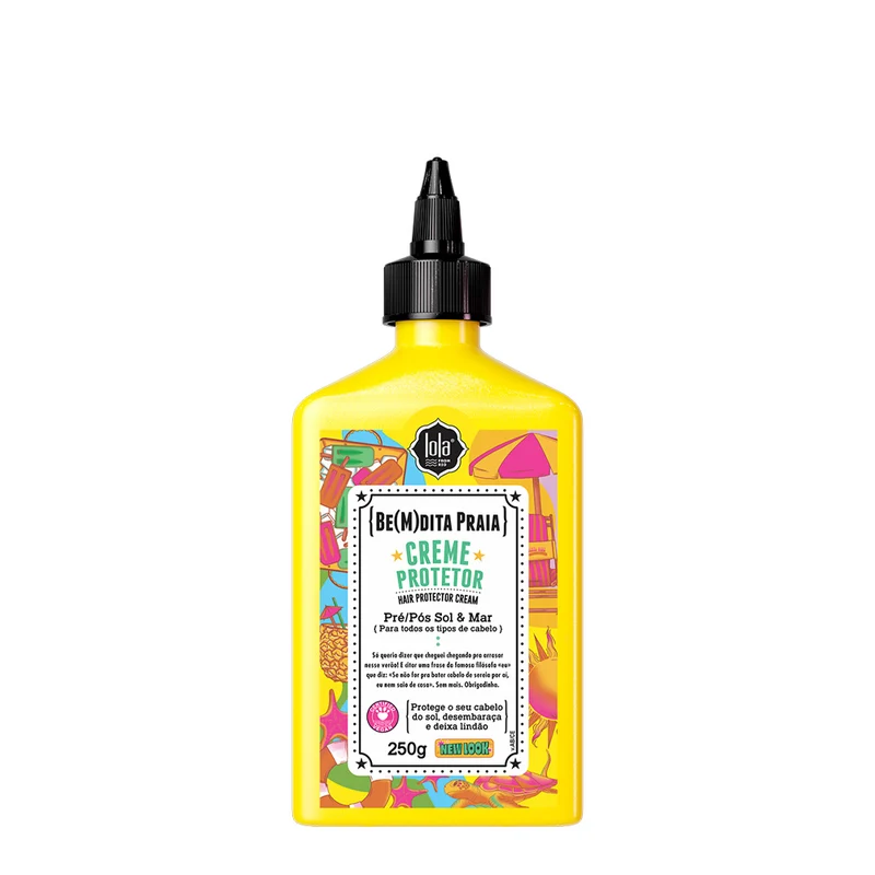 Lola From Rio Be(M)dita Praia Creme Protector 250gr - crème solaire pour les cheveux